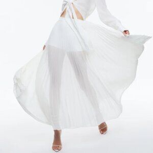 Alice & Olivia | KATZ PLEATED MAXI SKIRT WITH HOT PANT